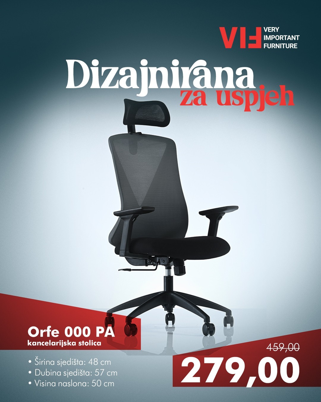 Orfe 000 PA kancelarijska stolica
