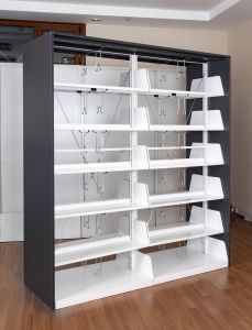 Metalni regali za biblioteku jednostrani