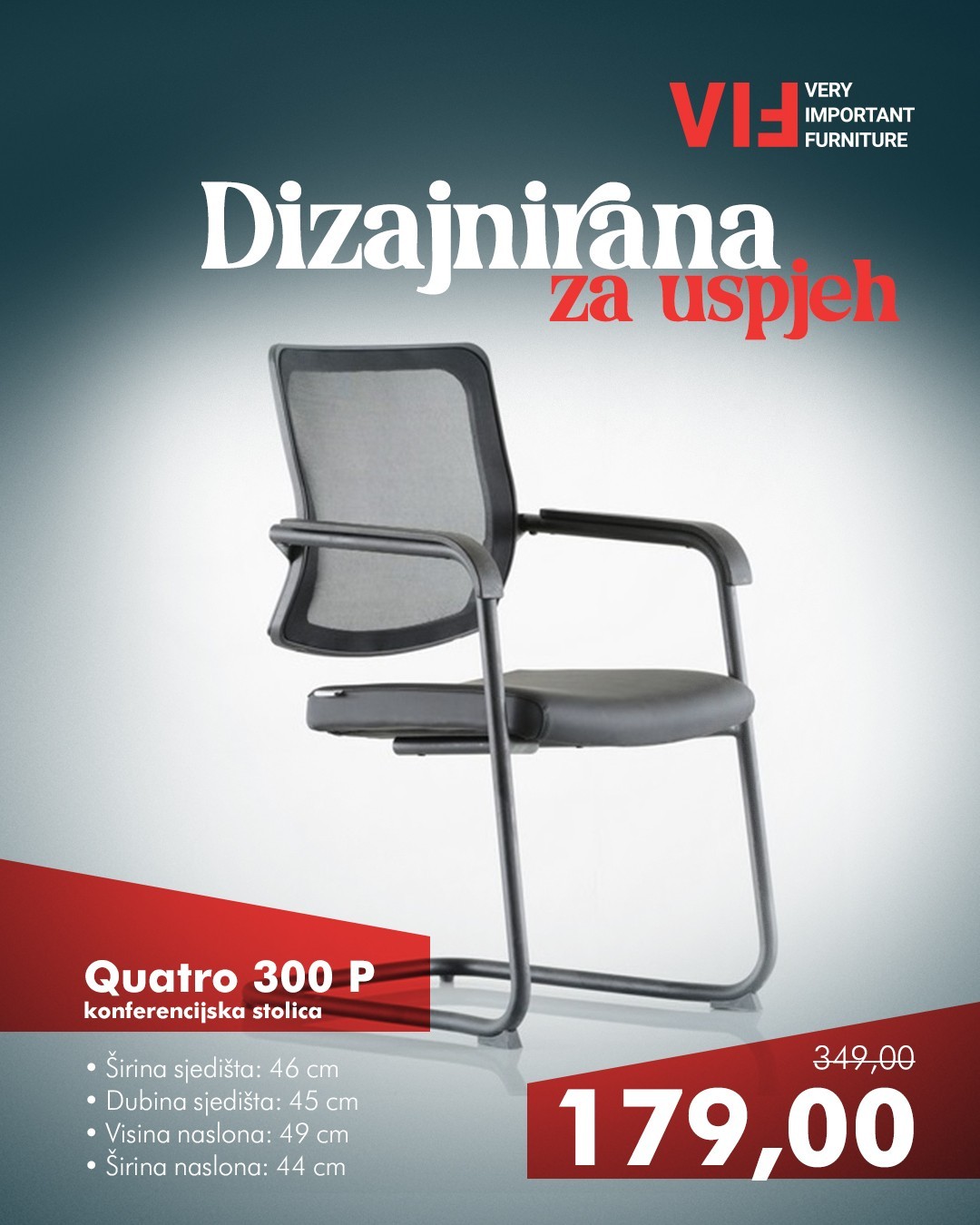 Quatro 300 P konferencisjka stolica