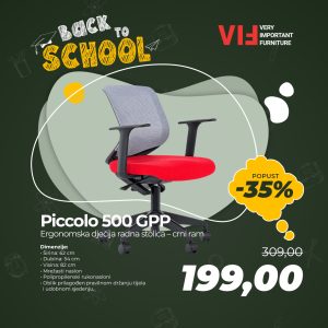 Piccolo 500 GP dječija radna stolica