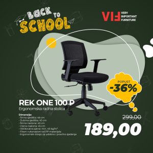 Reks one 100 P dječija radna stolica